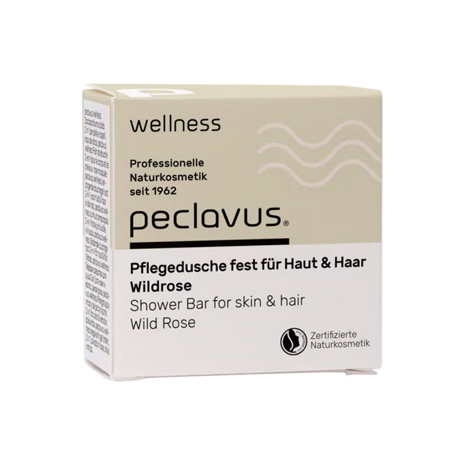Peclavus  Pflegedusche fest 2 in 1 für Haut und Haar Wildrose