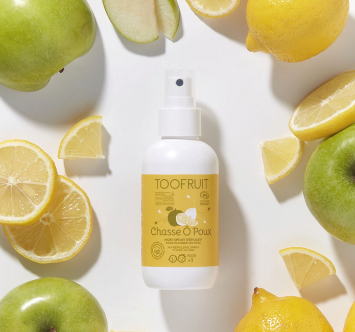 TOOFRUITS Anti-Läuse Präventivspray Apfel-Zitrone