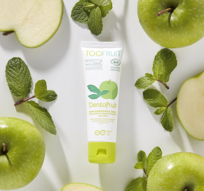 TOOFRUITS Fruchtige Zahncreme Apfel-Minze