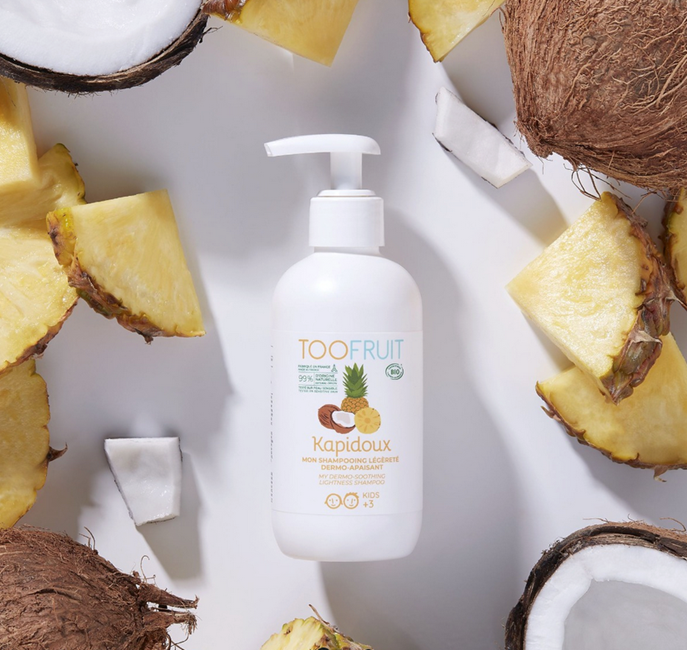 TOOFRUITS Beruhigendes Shampoo Ananas-Kokos