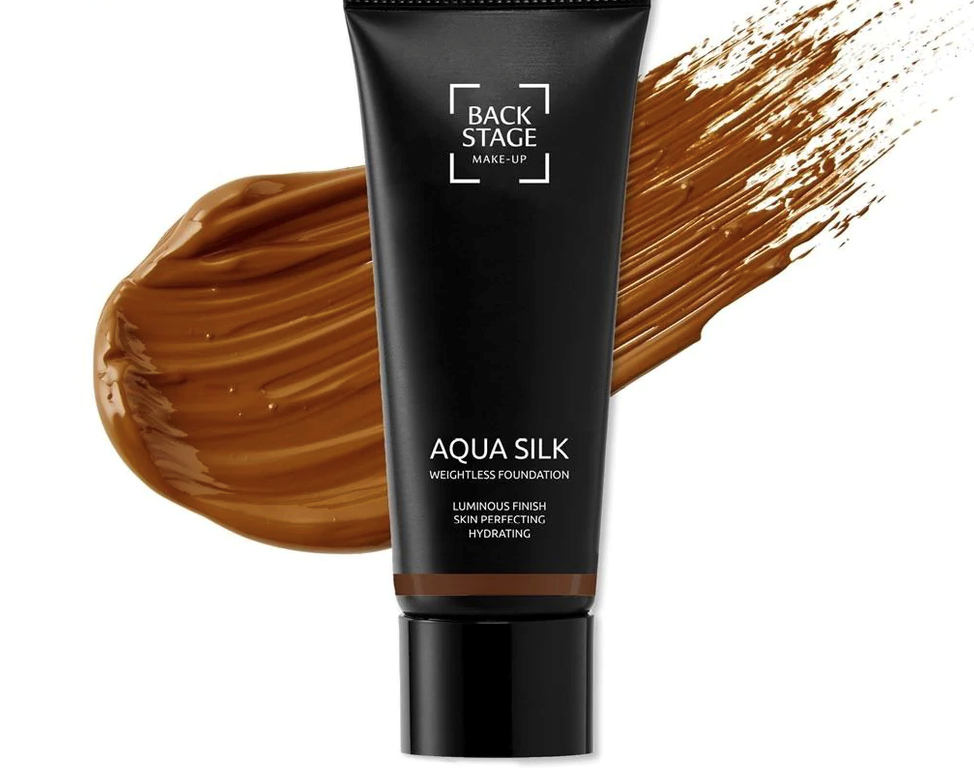 Backstage Aqua Silk Weightless Foundation 10W - Hazelnut